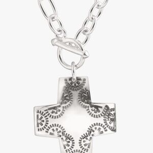 Silpada N0557 Sterling Silver Virtuosity Cross Necklace